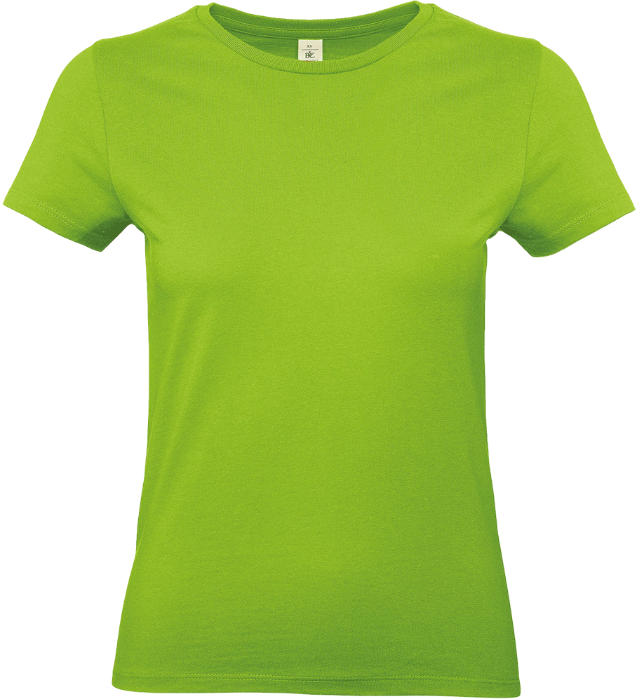 E190D – Dames basic T-shirt bedrukken 465264