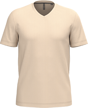 K357 – Basic+ Heren T-shirt V-hals Bedrukken 463329