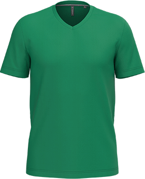 K357 – Basic+ Heren T-shirt V-hals Bedrukken 463344