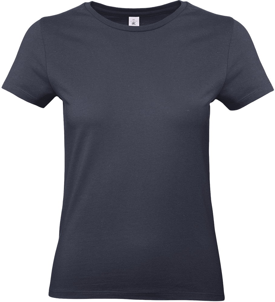 E190D – Dames basic T-shirt bedrukken 465267