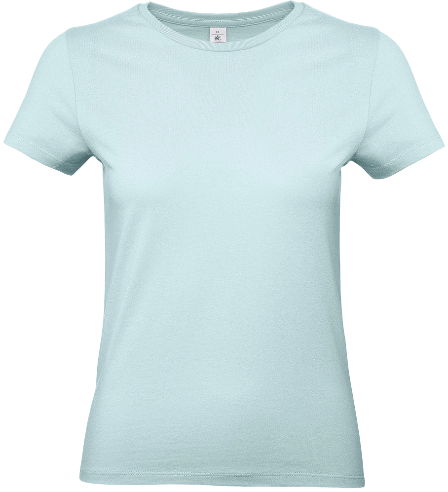 E190D – Dames basic T-shirt bedrukken 465269