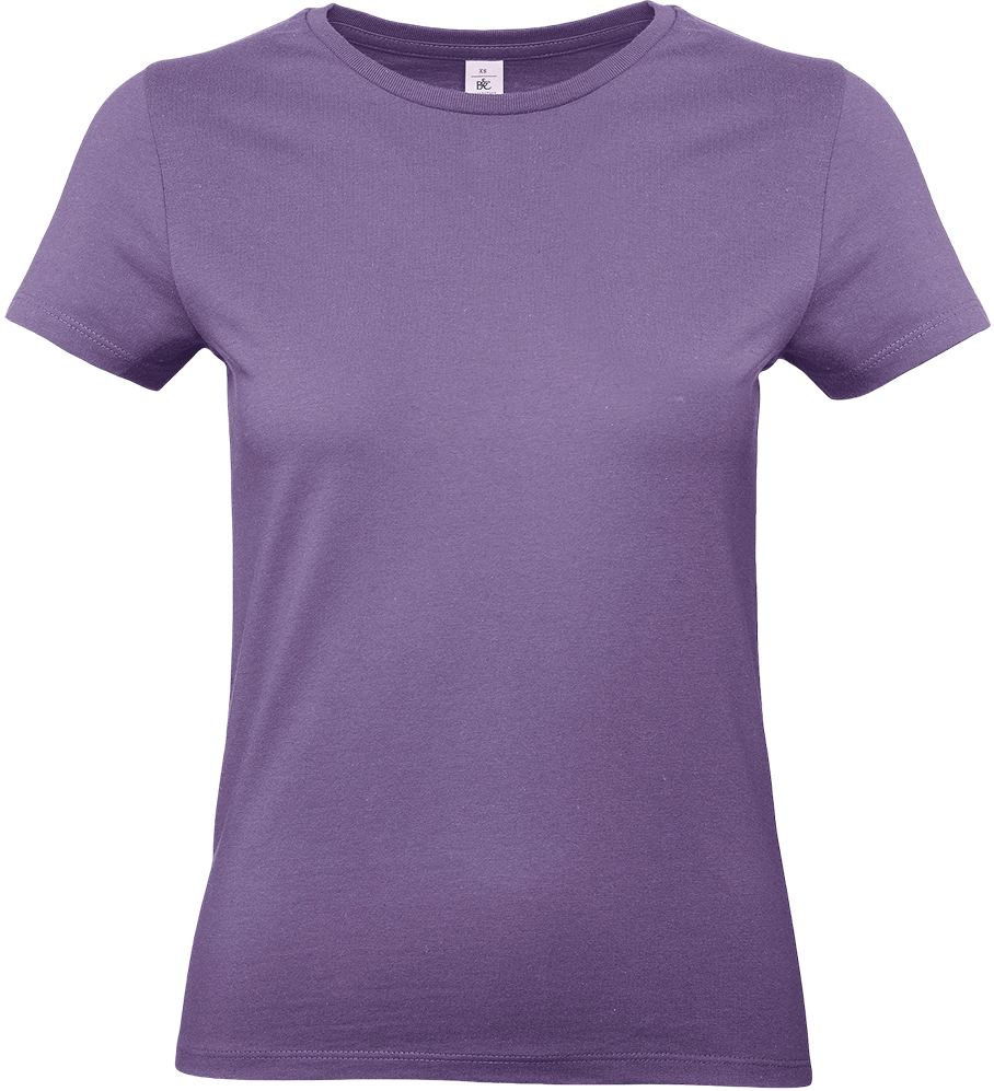 E190D – Dames basic T-shirt bedrukken 465270
