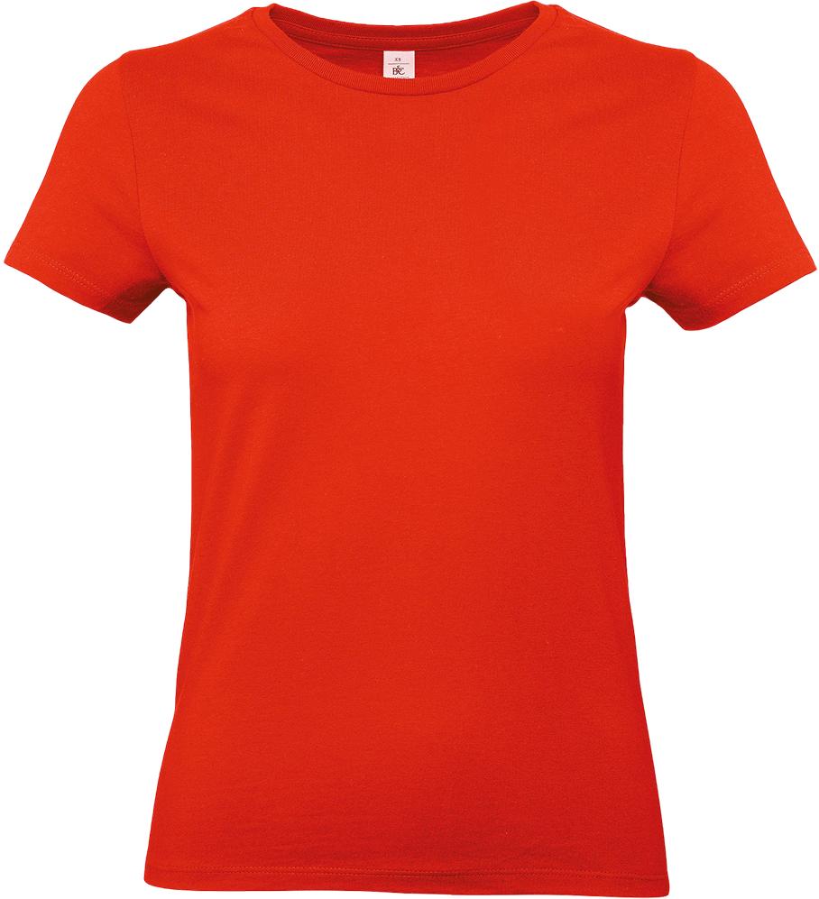 E190D – Dames basic T-shirt bedrukken 465273