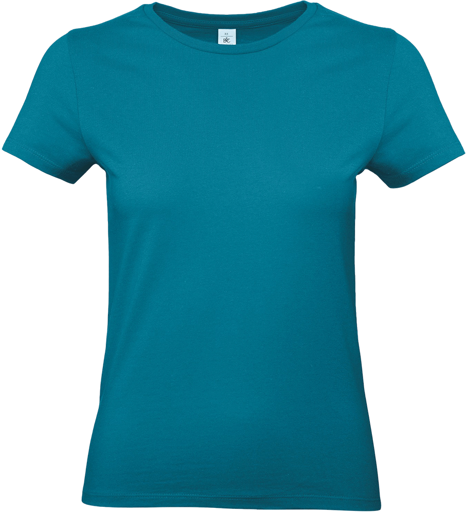 E190D – Dames basic T-shirt bedrukken 465274