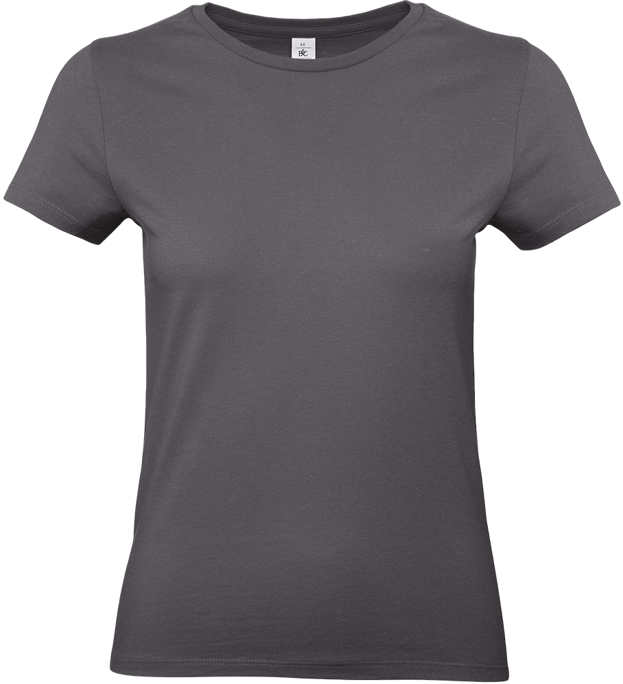 E190D – Dames basic T-shirt bedrukken 465275