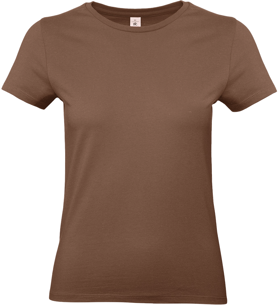 E190D – Dames basic T-shirt bedrukken 465277