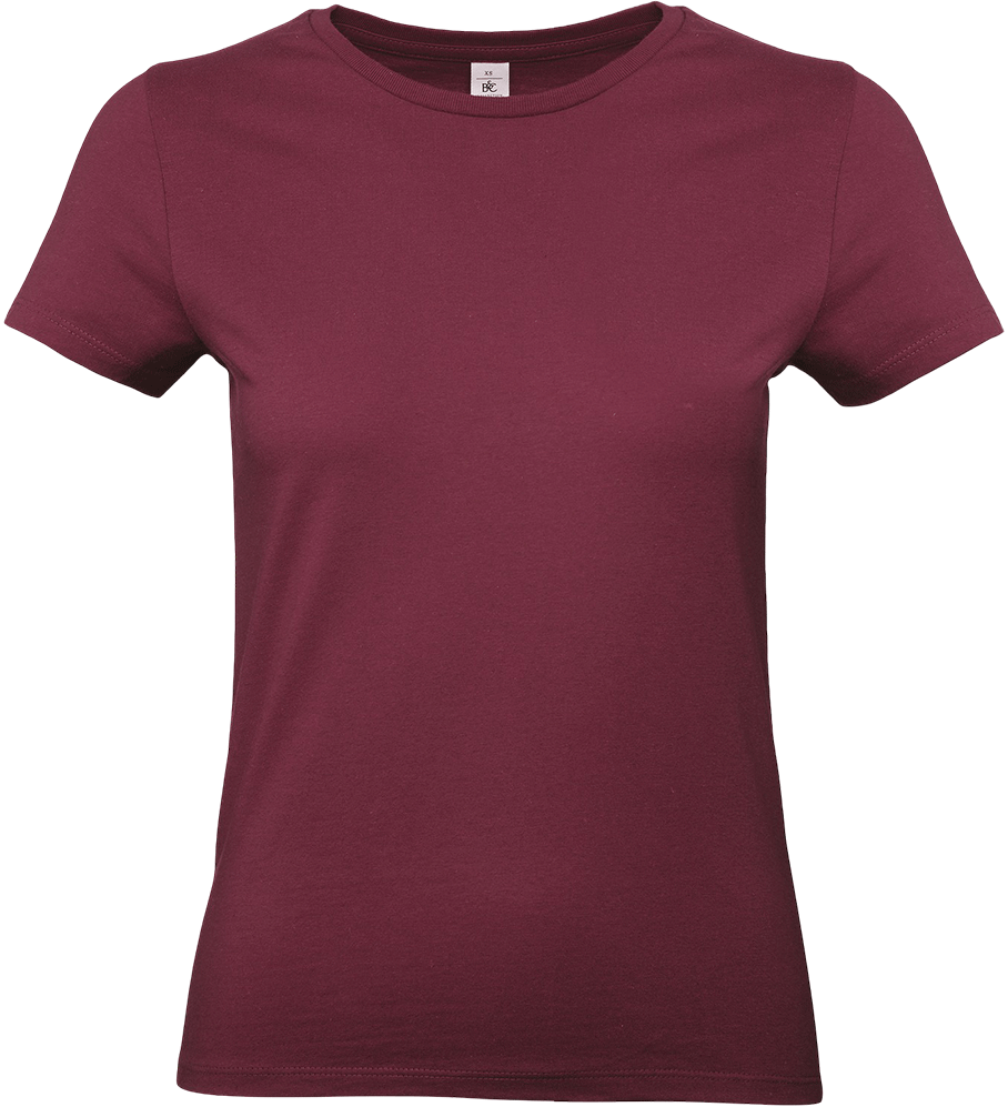 E190D – Dames basic T-shirt bedrukken 465278