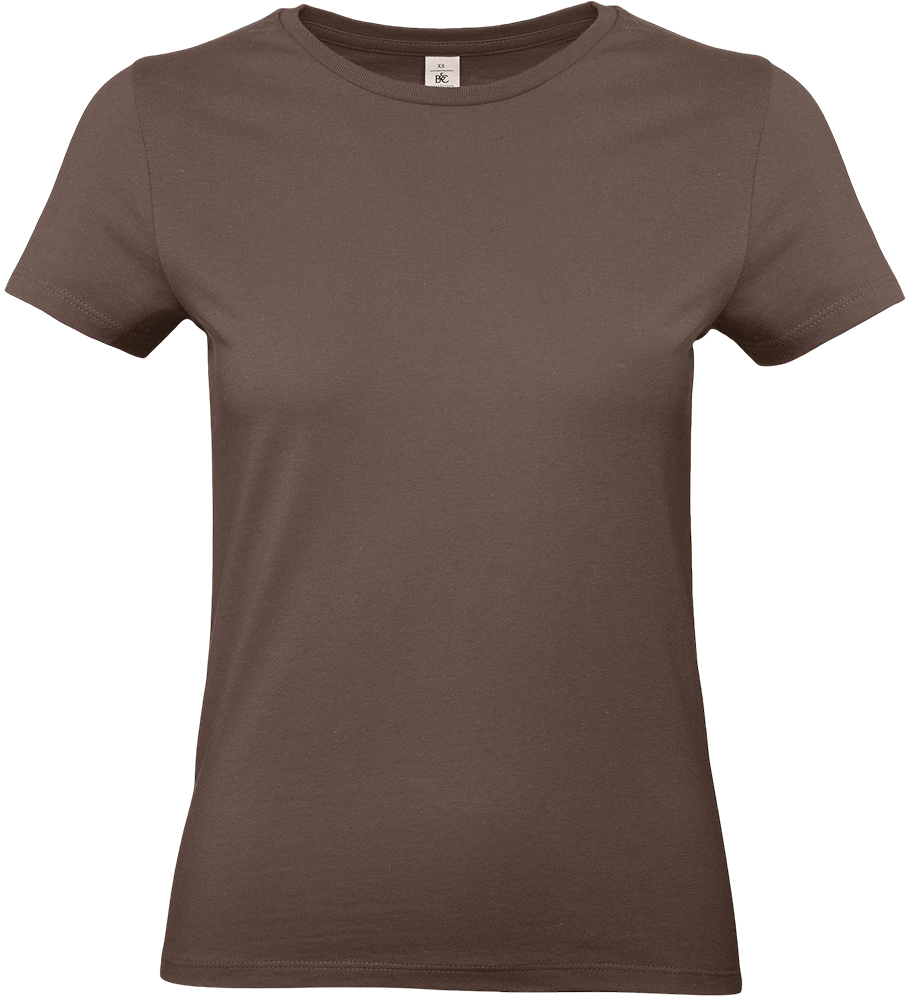 E190D – Dames basic T-shirt bedrukken 465279