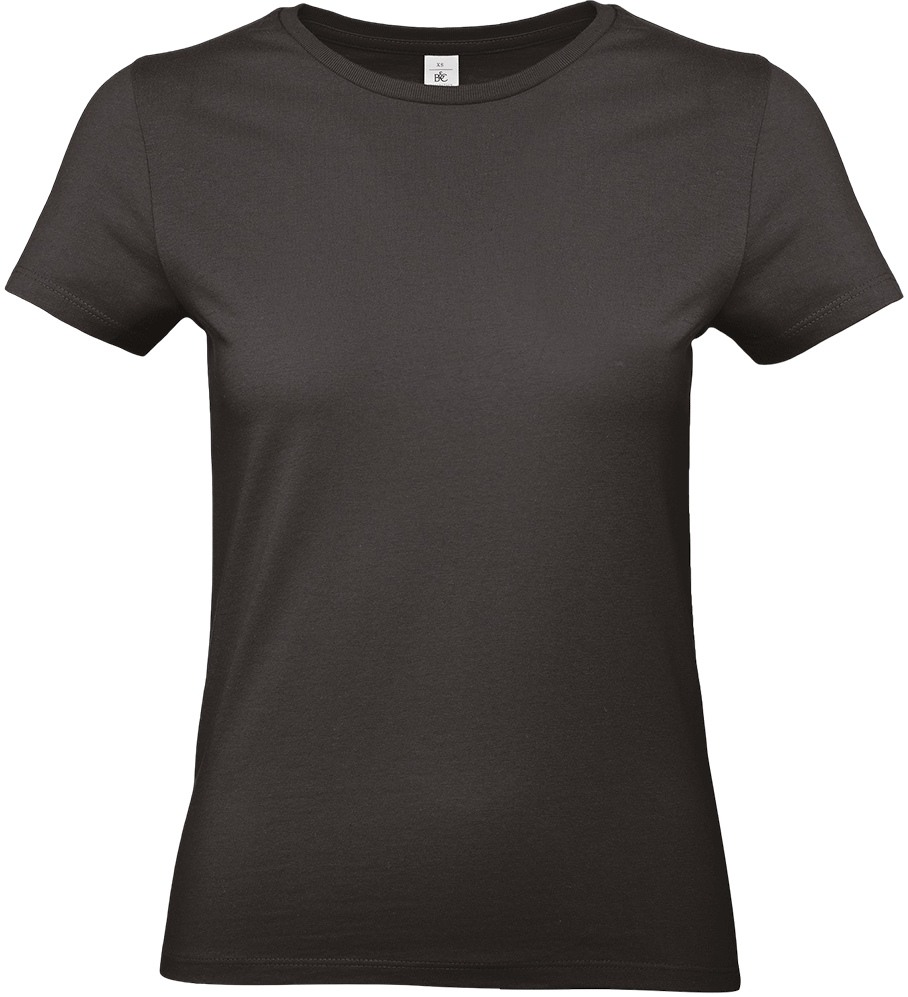 E190D – Dames basic T-shirt bedrukken 465281