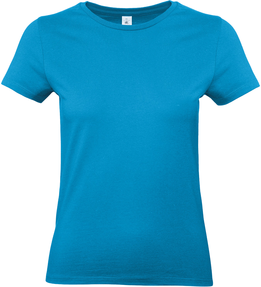 E190D – Dames basic T-shirt bedrukken 465282