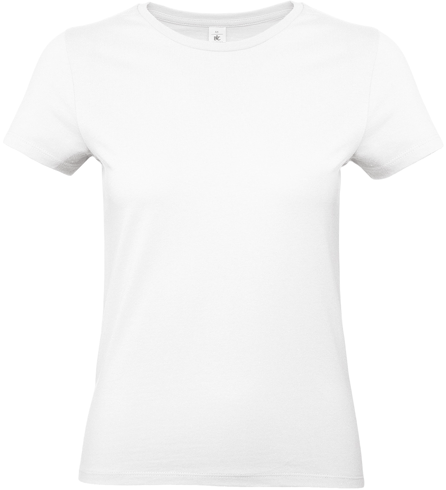 E190D – Dames basic T-shirt bedrukken 465283