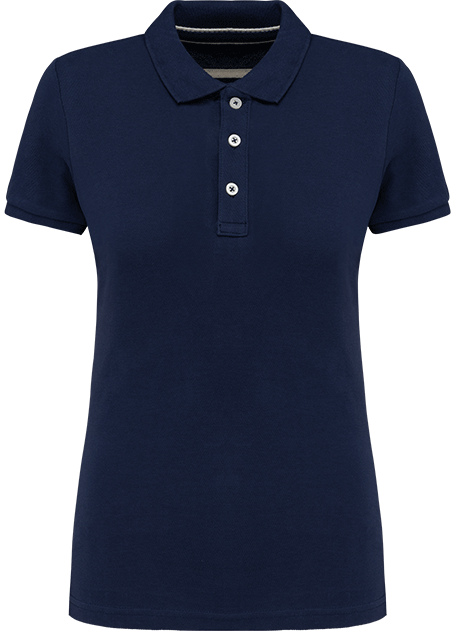 KV2207 – Premium Vintage Dames Polo Bedrukken 467465