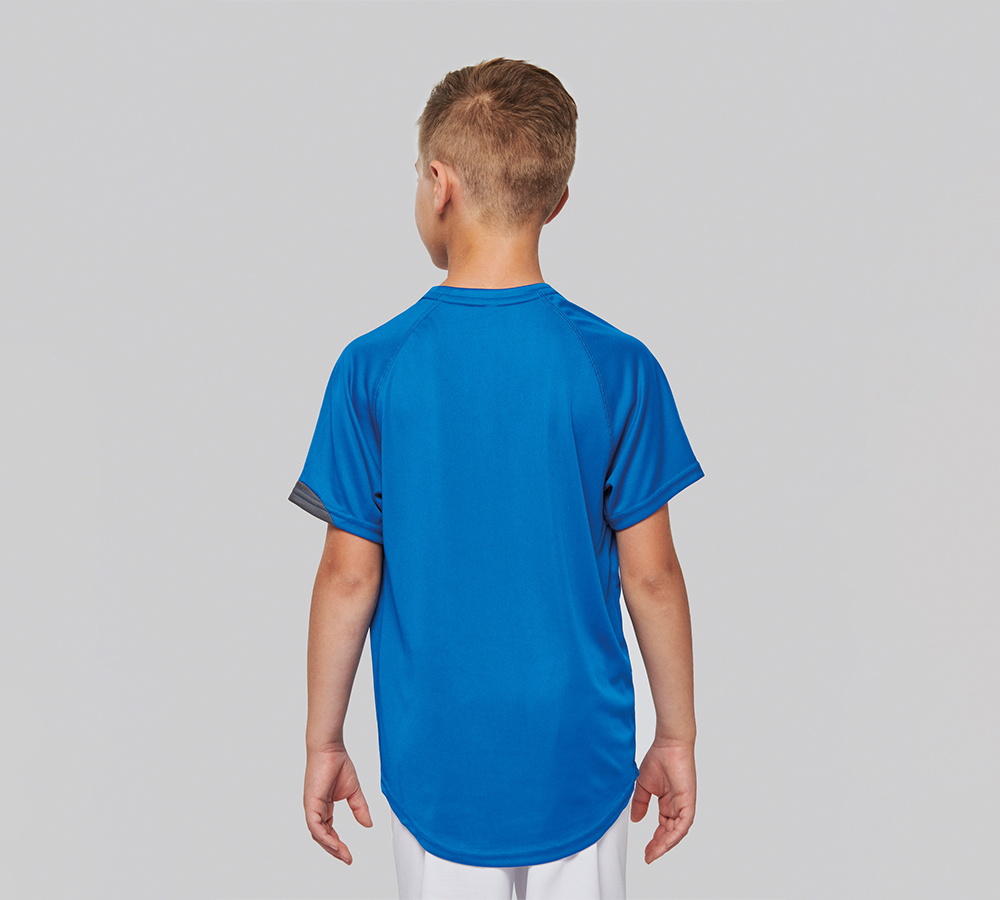 Beperkingen Invloed Respectvol PA437 - Kinder sportshirt met contrasterend inzetstuk | Shirt Discounter