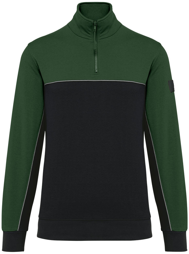 WK404 – Ecologische unisex sweater met ritskraag 467097