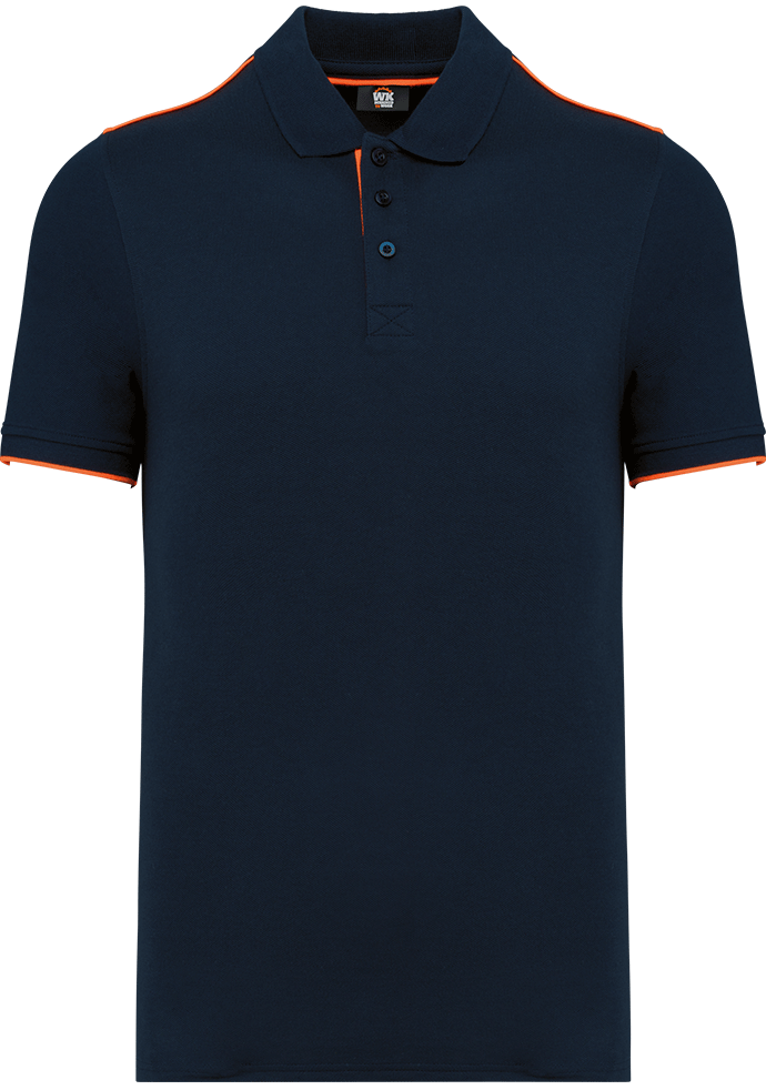 WK270 – Workwear herenpolo tweekleurig 467055