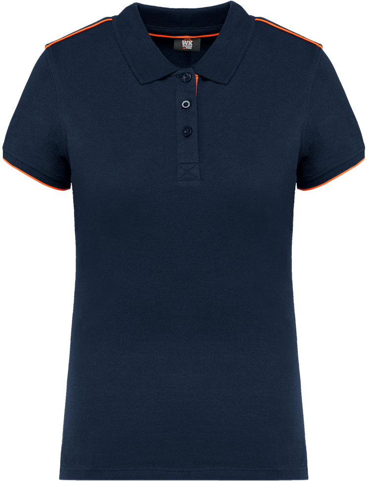 WK271 – Workwear damespolo tweekleurig 467068