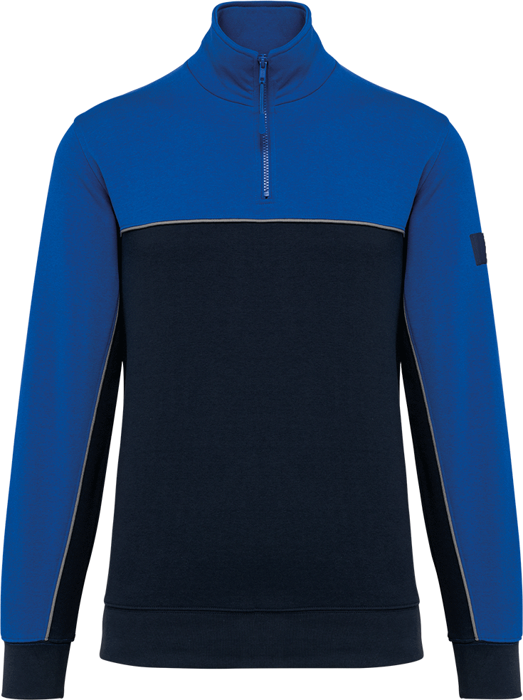 WK404 – Ecologische unisex sweater met ritskraag 467092