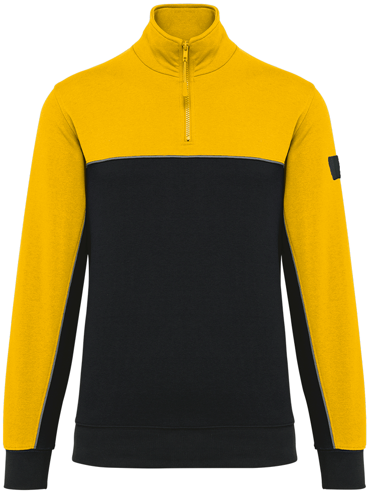 WK404 – Ecologische unisex sweater met ritskraag 467094