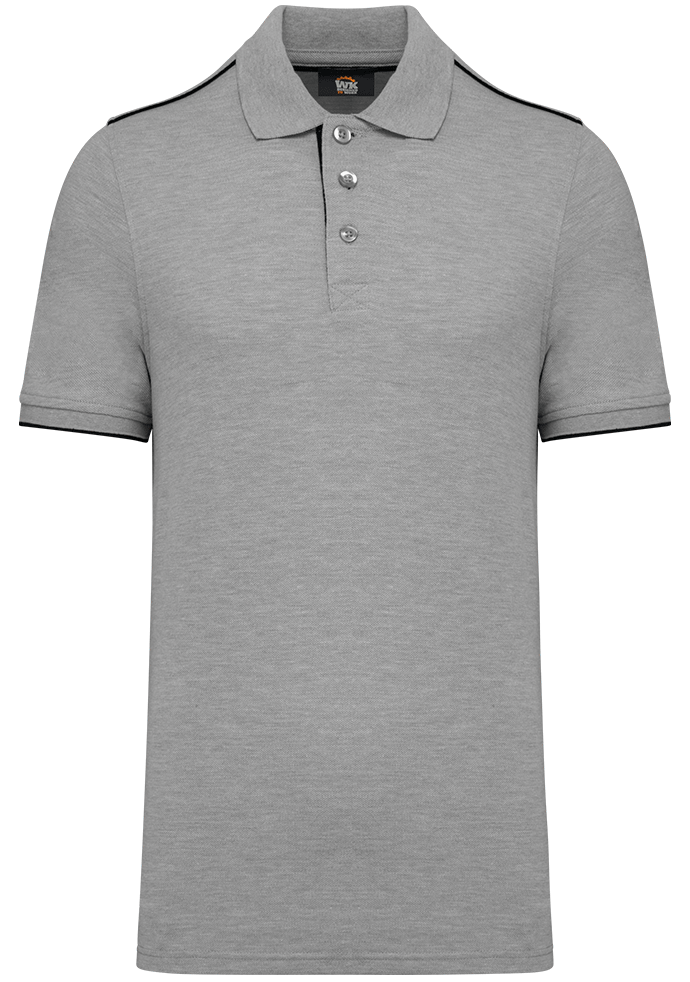 WK270 – Workwear herenpolo tweekleurig 467063