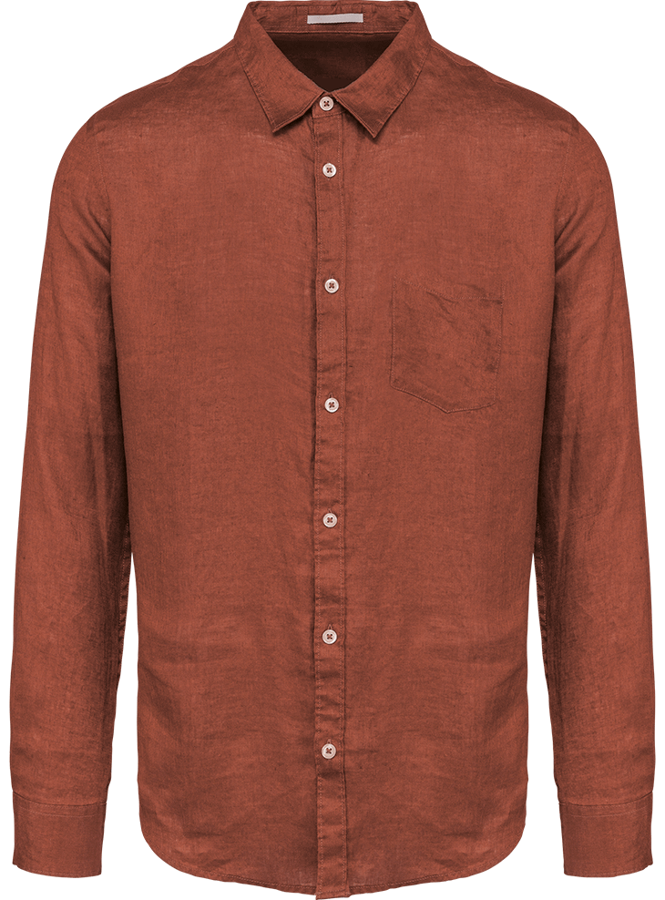 SP504 – Premium linnen heren overhemd 467001