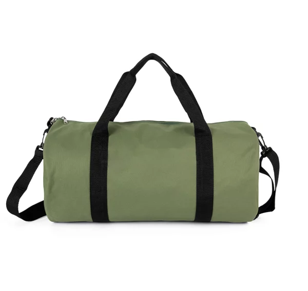 ki0655 - gerecycleerde buisvormige tas met zak op de voorkant ontwerpen en bedrukken -