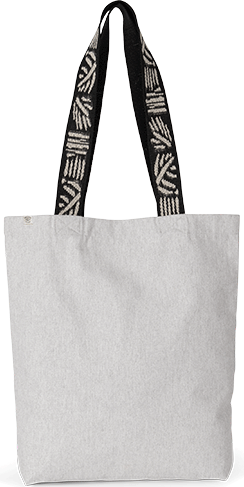 NS115 – Gerecyclede totebag met contrasterende hengsels 464480