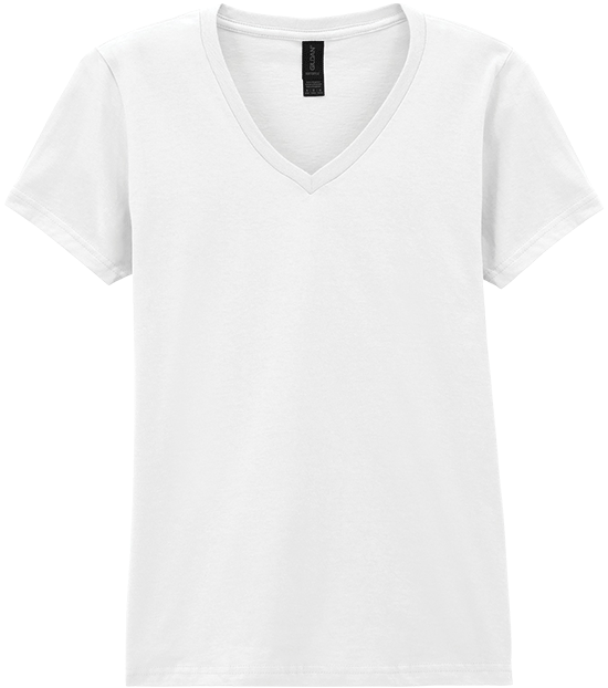 GI64V00L – Dames V-hals t-shirt ontwerpen en bedrukken 467407