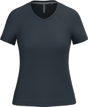 K381 – Basic+ Dames T-shirt V-hals Bedrukken 463429