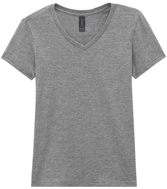 GI64V00L – Dames V-hals t-shirt ontwerpen en bedrukken 467408
