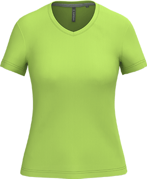 K381 – Basic+ Dames T-shirt V-hals Bedrukken 463431