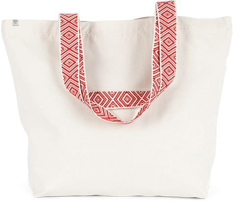 KINS118 – Grote gerecyclede shopper met contrasterende hengels 464818