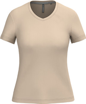 K381 – Basic+ Dames T-shirt V-hals Bedrukken 463434