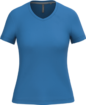 K381 – Basic+ Dames T-shirt V-hals Bedrukken 463436