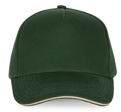 KP124 – 5 panel pet met contrasterende bies en gespsluiting ontwerpen en bedrukken 464831