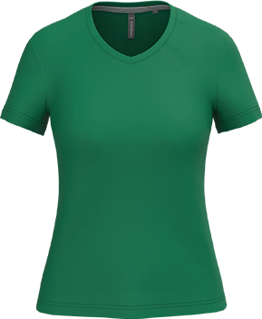 K381 – Basic+ Dames T-shirt V-hals Bedrukken 463438