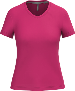 K381 – Basic+ Dames T-shirt V-hals Bedrukken 463440