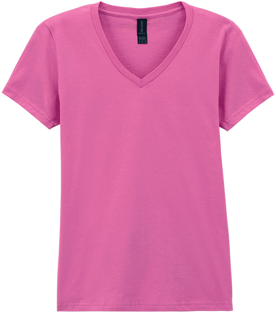 GI64V00L – Dames V-hals t-shirt ontwerpen en bedrukken 467413