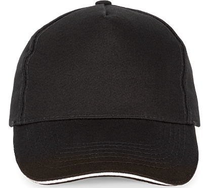 KP124 – 5 panel pet met contrasterende bies en gespsluiting ontwerpen en bedrukken 464834