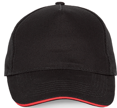 KP124 – 5 panel pet met contrasterende bies en gespsluiting ontwerpen en bedrukken 464835