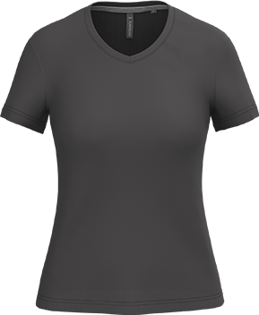 K381 – Basic+ Dames T-shirt V-hals Bedrukken 463446