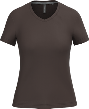 K381 – Basic+ Dames T-shirt V-hals Bedrukken 463448