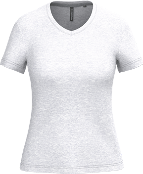K381 – Basic+ Dames T-shirt V-hals Bedrukken 463452