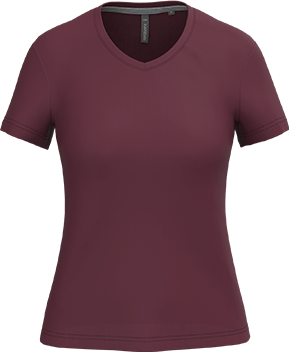 K381 – Basic+ Dames T-shirt V-hals Bedrukken 463408