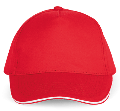 KP124 – 5 panel pet met contrasterende bies en gespsluiting ontwerpen en bedrukken 464844