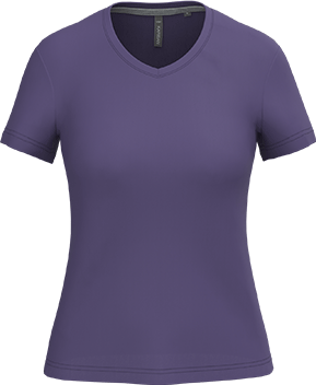 K381 – Basic+ Dames T-shirt V-hals Bedrukken 463423