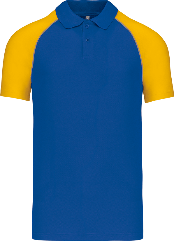 K226 – Herenpolo baseball tweekleurig 462915