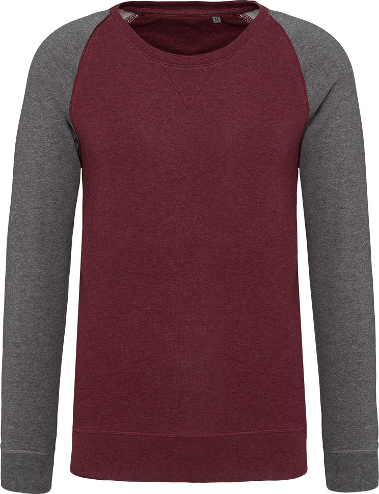 K491 – Heren duotone sweater met raglan mouwen 463973