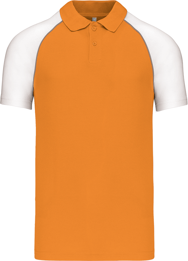 K226 – Herenpolo baseball tweekleurig 462919