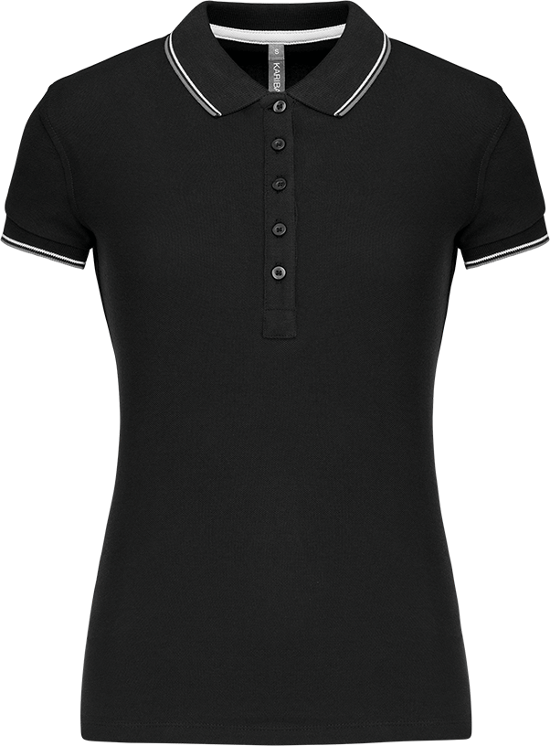 K251 – Damespolo Sailing driekleurig extra zacht 463028