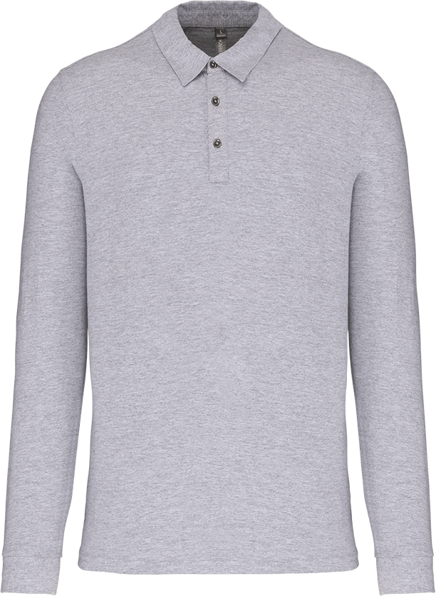 K264 – Herenpolo jersey lange mouwen 463169
